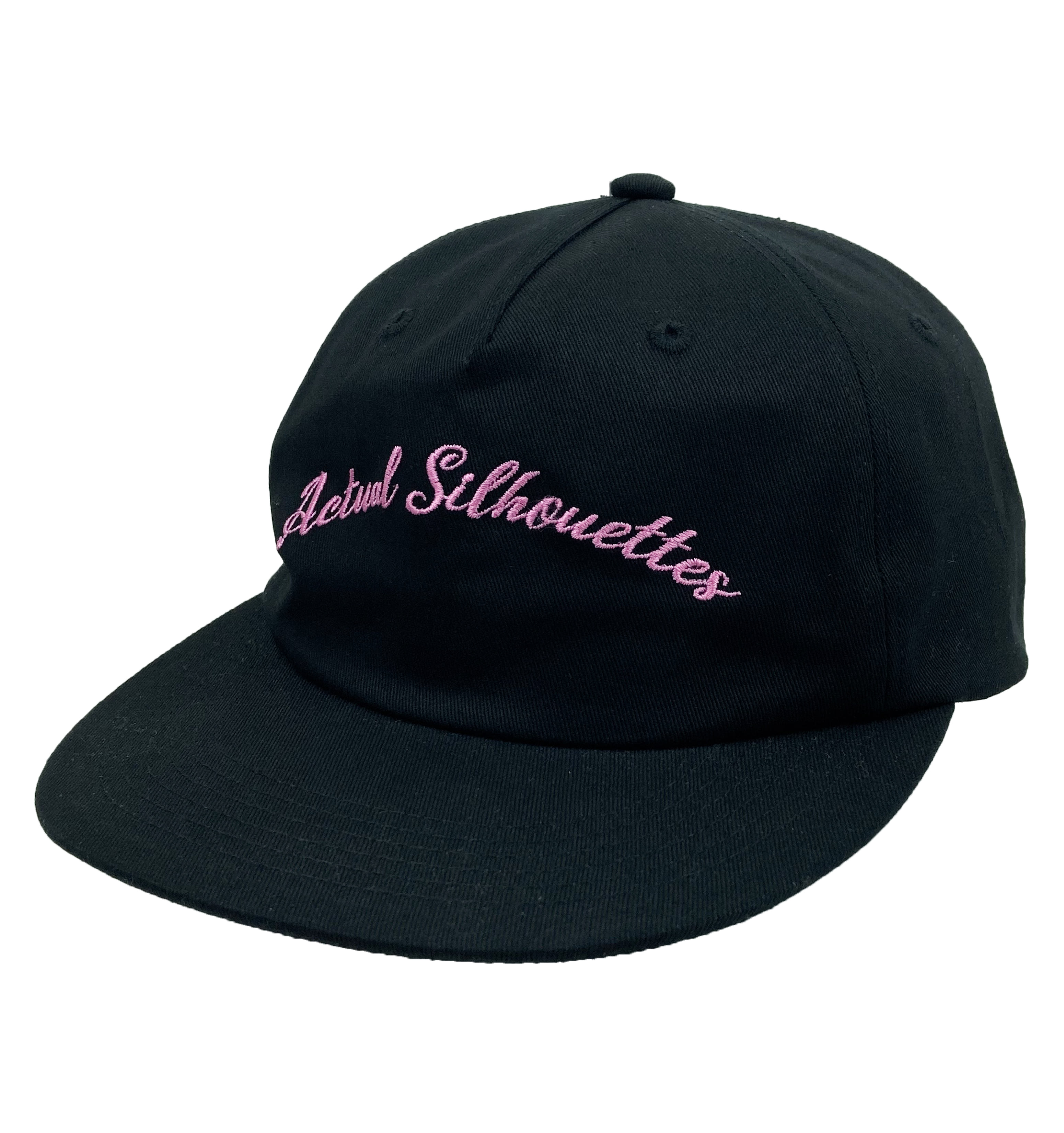 ACTUAL SILHOUETTE 5 PANEL CAP (BLACK)