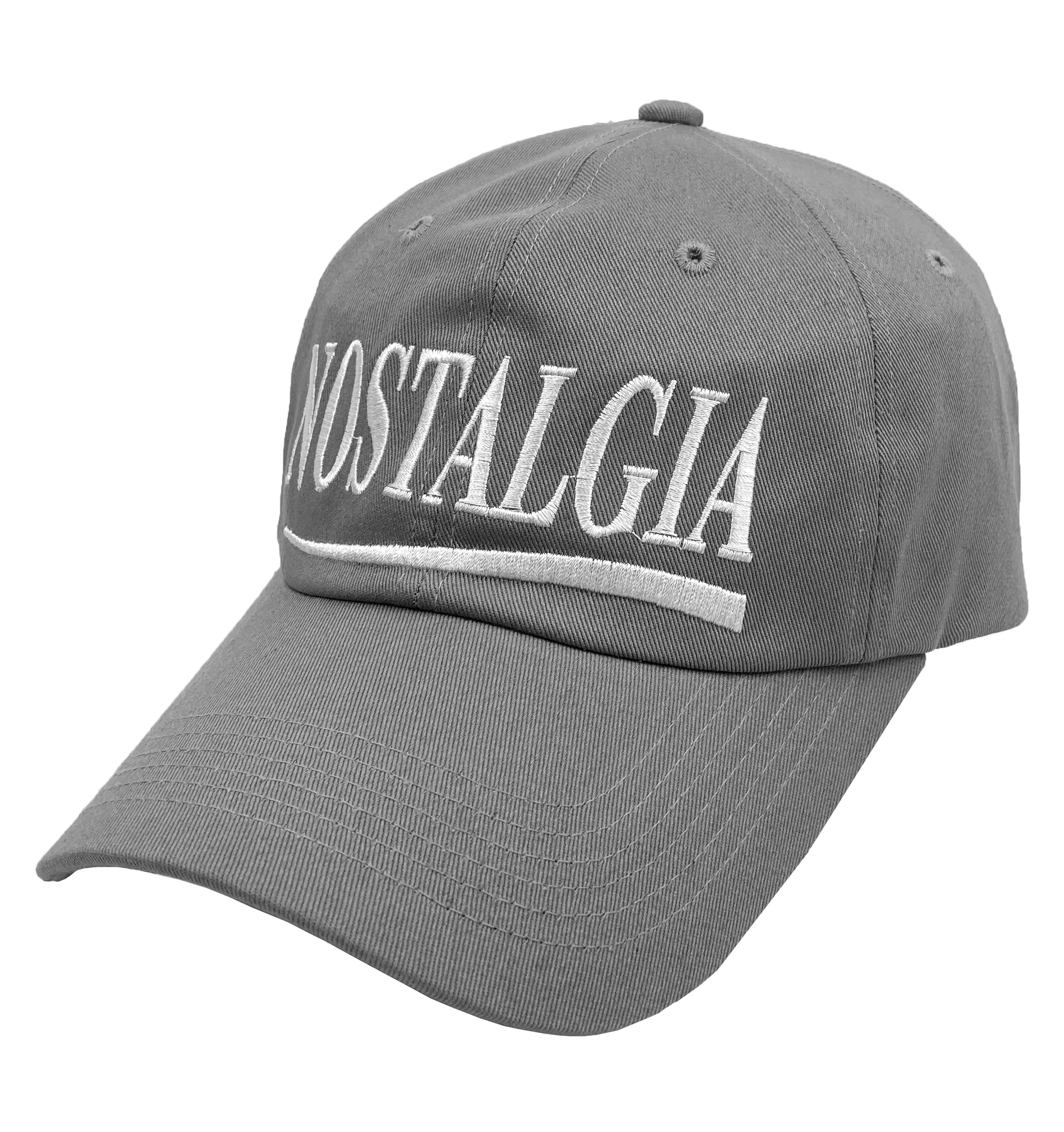 NOSTALGIA 6 PANEL CAP (GRAY)